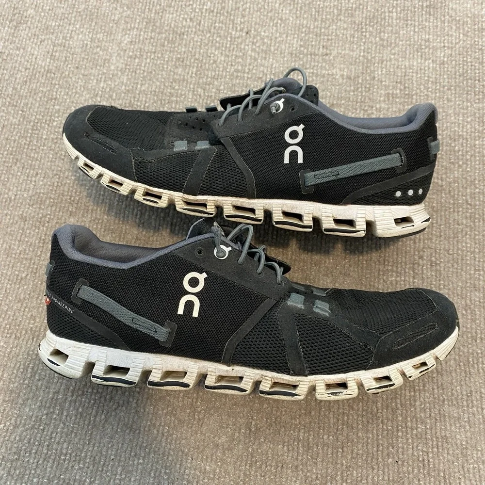 On Cloud Shoes Womens Size 9.5 Black CloudTec Running Cushioned Mesh Sneakers